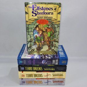 Terry Brooks 5 Shannara Softcover Fantasy Book Lot Novel